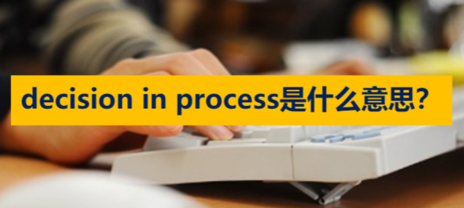 decision in processʲô˼