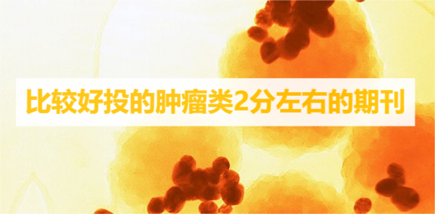比較好投的腫瘤類2分左右的期刊