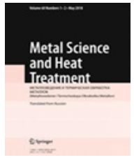 METAL SCIENCE AND HEAT TREATMEN期刊