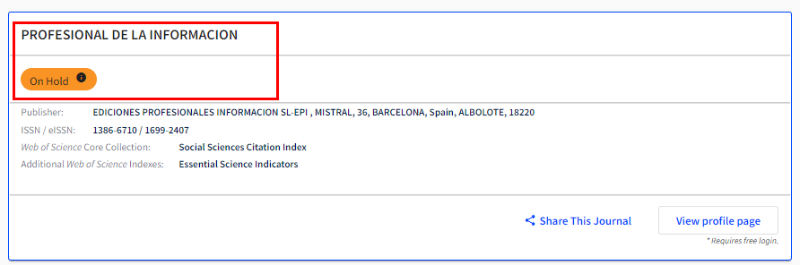 Profesional De La Informacion