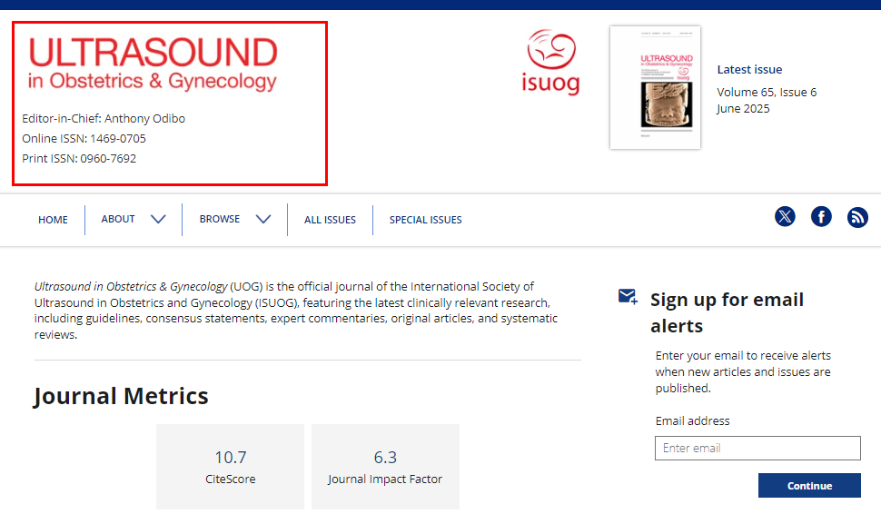 Ultrasound in Obstetrics & Gynecology